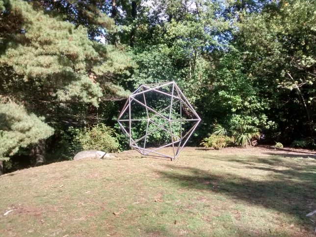 A life-size icosahedron at Monte Verita